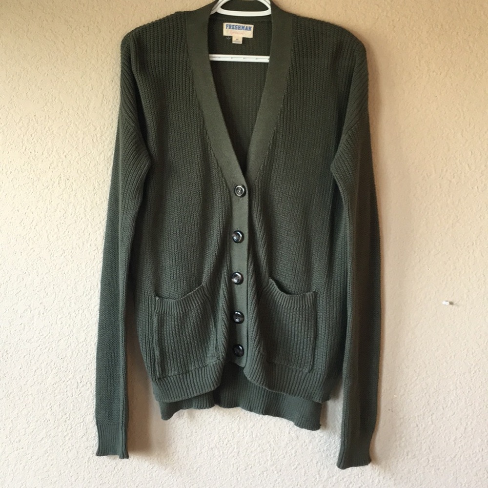Freshman forever knit cardigan.  Size M.